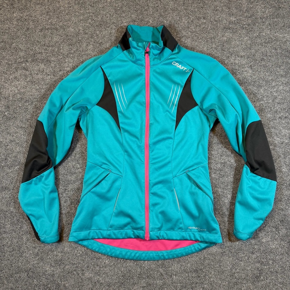 CRAFT Womens High Performance PXC Fleece‎ Lined VentAir Winter Jacket XS Blue